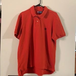 CHAPS Polo Style Shirt Size Large 100% Cotton